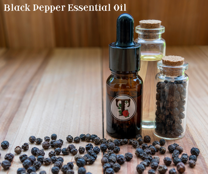 น้ำมันหอมระเหยพริกไทยดำ Black Pepper Essential Oil (Piper nigrum) เพิ่ทความอบอุ่น สร้างสมาธิ และการบรรเทาอาการทางอารมณ์ต่างๆได้ดี